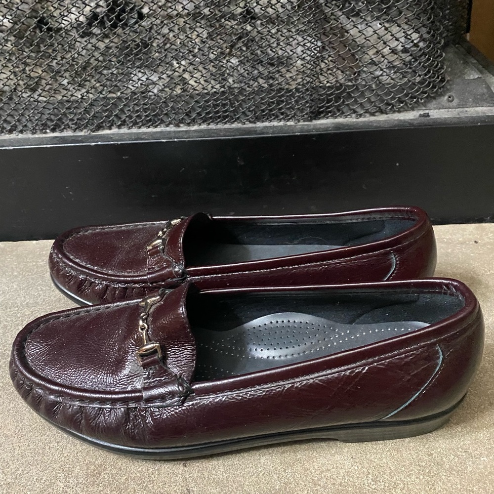 SAS Tripad Comfort Snakeskin Print Loafers‎ Size 8 leather